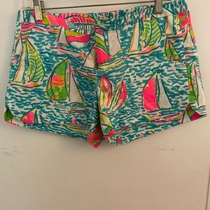 Lilly Pulitzer sailboat shorts